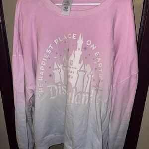 Disneyland Pink Ombre womens Sweatshirt